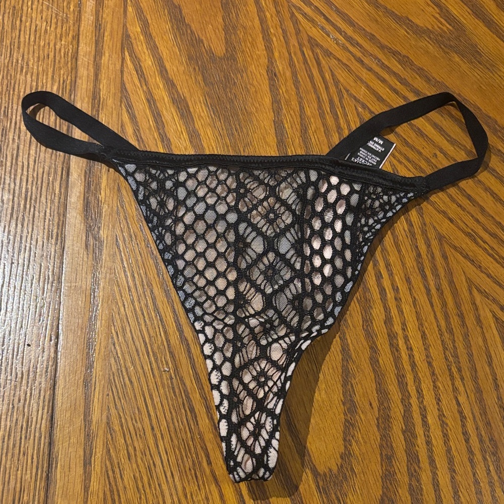 Victoria's Secret Black Lace Panty